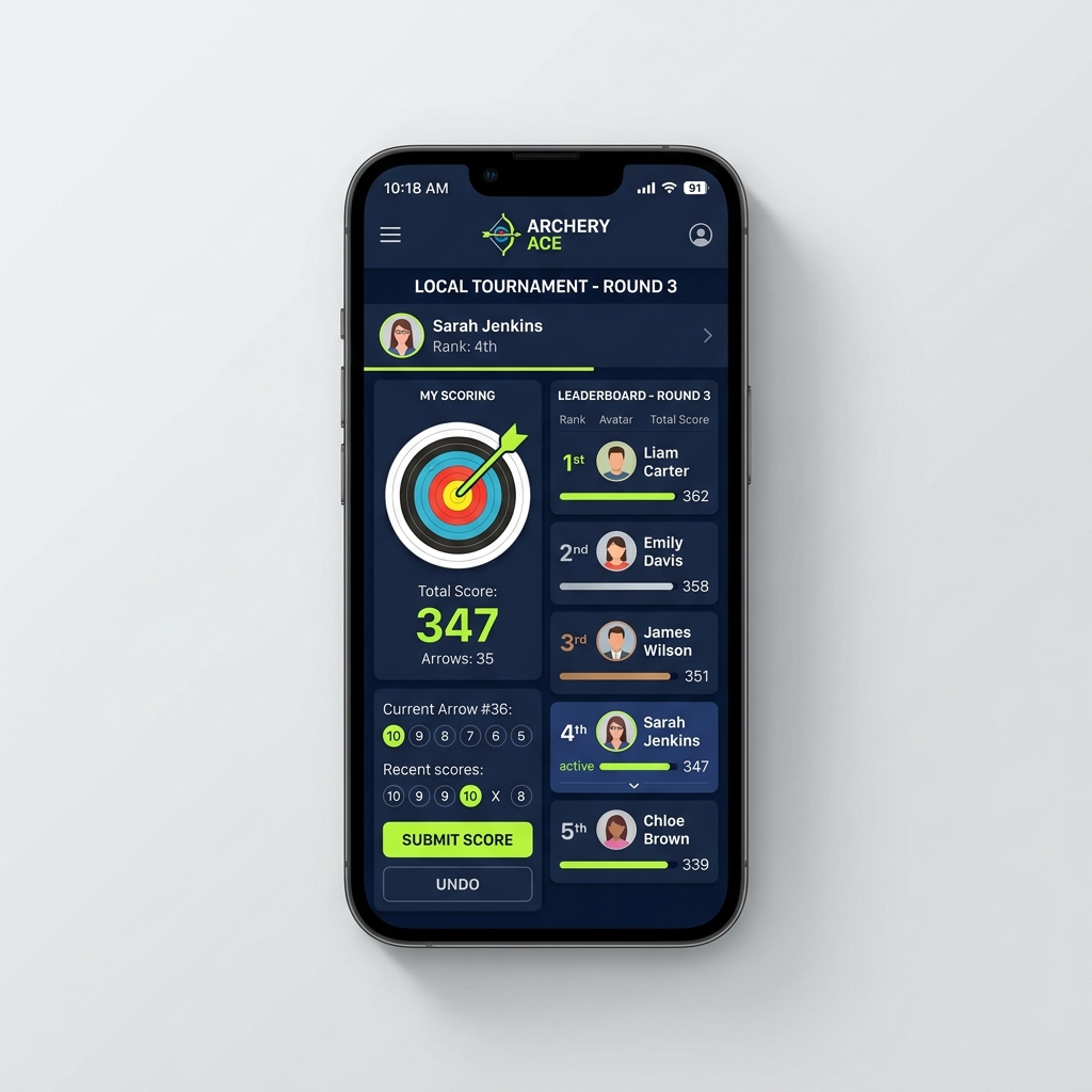 Archery App Mockup