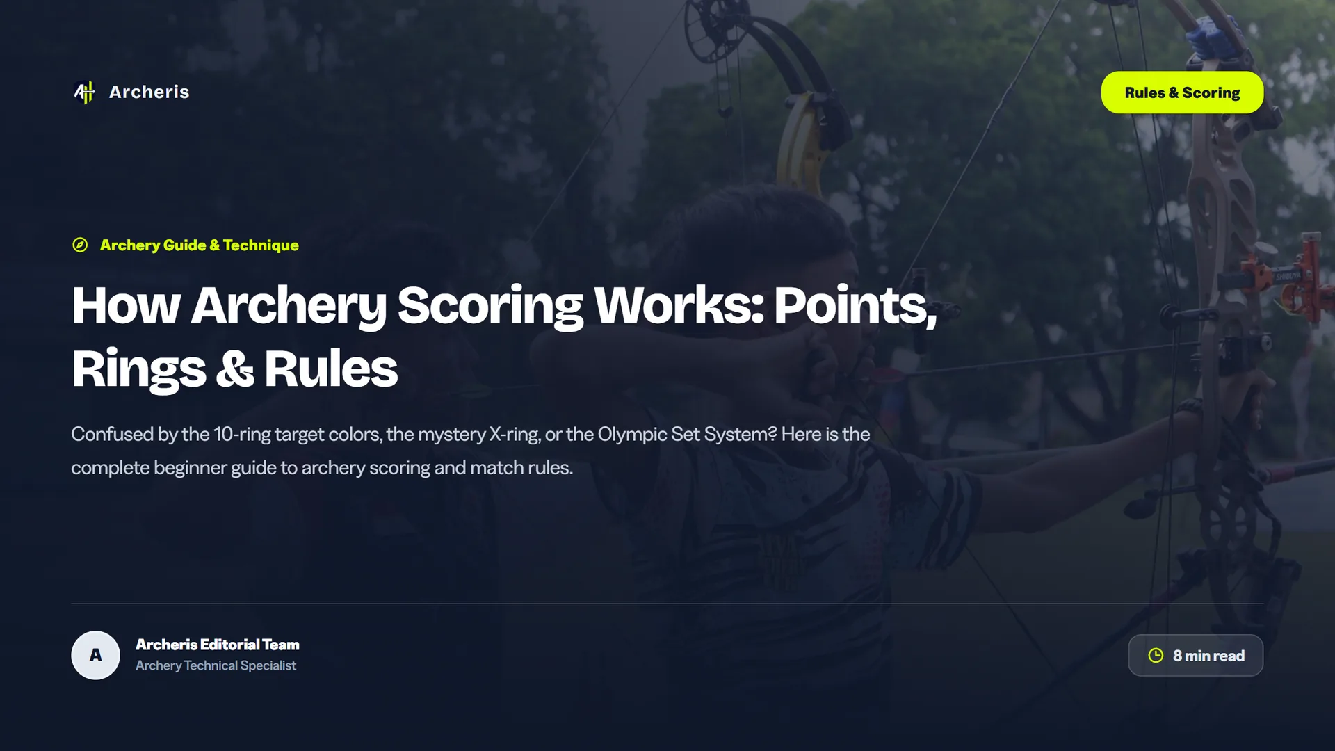 How Archery Scoring Works: Points, Rings & Rules